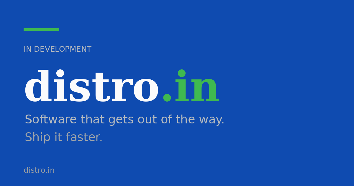 Link preview image for distro.in
